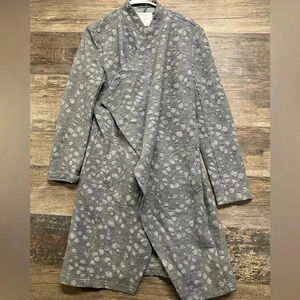 Symphony by AF Gray Polka Dot Cardigan Women’s Size Large